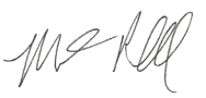 Signature of M. Rosendahl