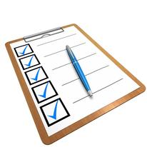 checklist clipboard